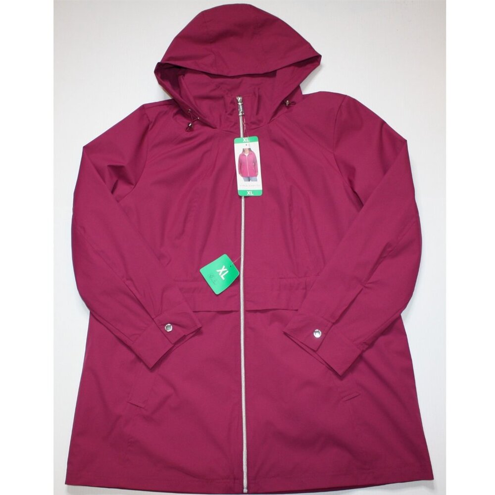 Vince Camuto Women's Pink Fuchsia Lightweight Rain Jacket in size XL NWT - Picture 11 of 12